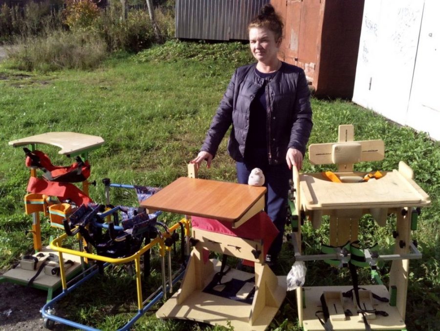 Жительница города Вологды благотворительно передала в Комплексный центр реабилитационное оборудование для детей